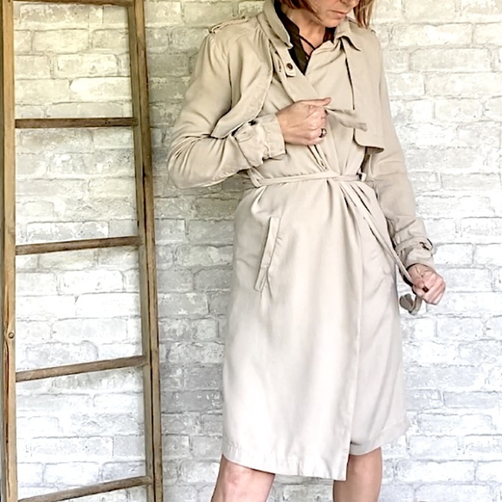 Zara casual style trench coat